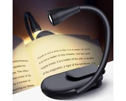 DailySupplies® Leeslampje voor Boek - Loeplamp voor in Bed - Lamp met Klem