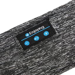 Sleep Headphones, Headband Bluetooth Music Cozy Headphones with Ultra-thin Speakers for Gym, Exercise, Yoga, 4 Hours Playtime, Cool — thumbnail 4