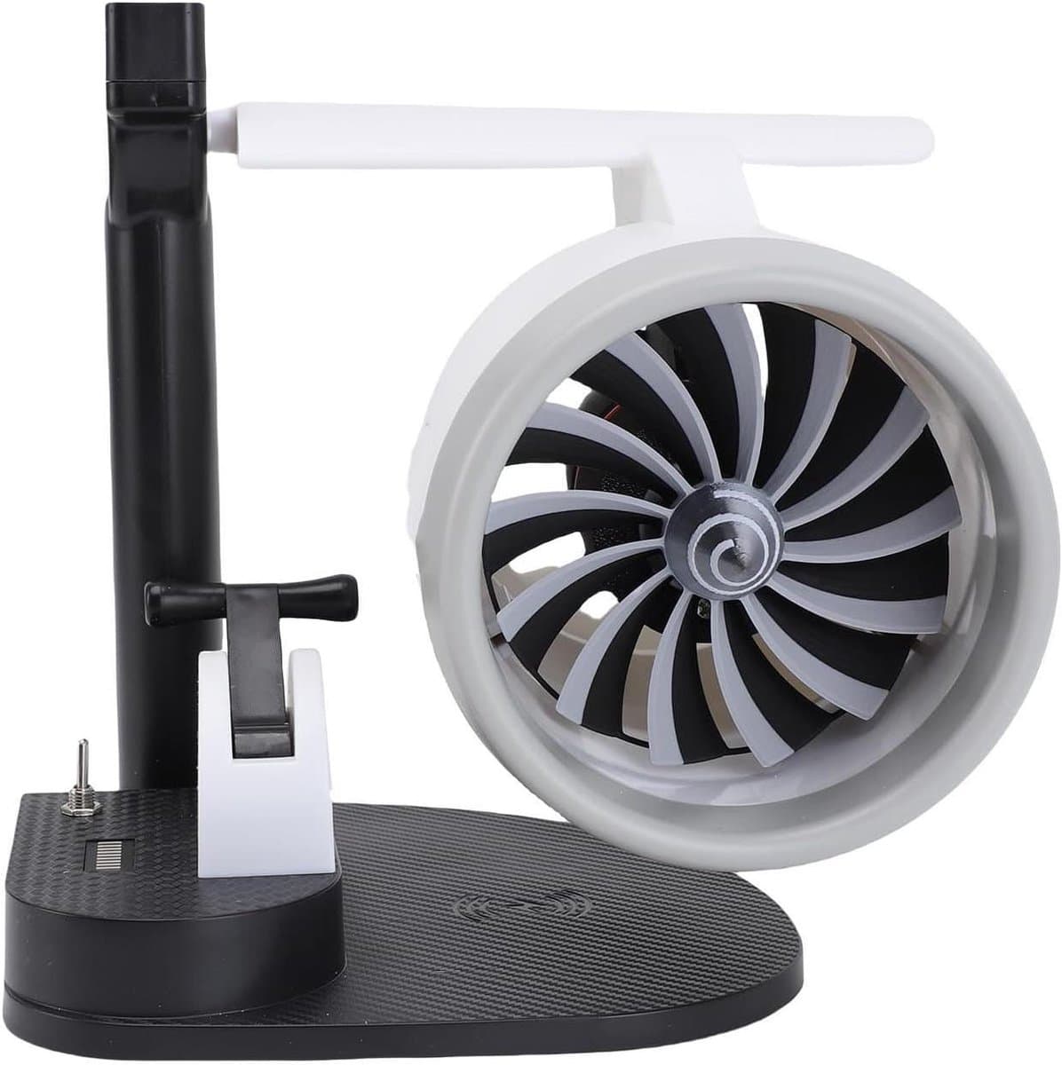 Bureauventilator Luchtbevochtiger - Turbine Ventilator - Persoonlijke Verkoeling - 3-in-1 Functie - 20 cm - Rood — afbeelding 1