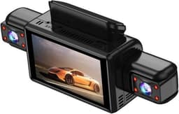 Auto Dashcam - Rijcamera Recorder - Veilige Ritten - 4-Lens Opname - 1440P Resolutie - Zwart — thumbnail 5