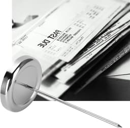 Stainless Steel Rechtopstaande Papierenhouder voor Restaurant, Hotel en Café - Factuuropslag en Bestellingen — thumbnail 4