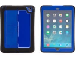 iPad Air Hoes - Beschermhoes Tablet - Dagelijks Gebruik - Schokabsorberende Siliconen - 350 g - Zwart Blauw