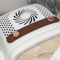 Mini Koelkast - Skincare Koelkast - Cosmetica Koelkast-Kleine Koelkast – 6 Liter – Koelfunctie – Draagbaar - Compact - Voor Slaapkamer - 24,3cm- 1 Stuk-Wit — thumbnail 3