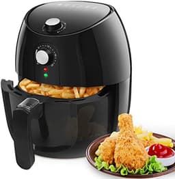 Aigostar Hayden 30PYC - Airfryer - Hot Air Fryer - 3.5L 900g fries - 1500W- Black — thumbnail 1