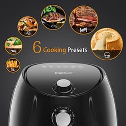 Aigostar Hayden 30PYC - Airfryer - Hot Air Fryer - 3.5L 900g fries - 1500W- Black — thumbnail 4
