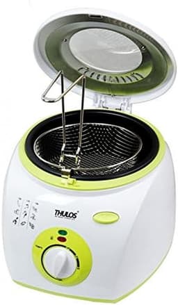 Elektrische friteuse 2 liter 1300 watt met thermostaat en deksel — thumbnail 1