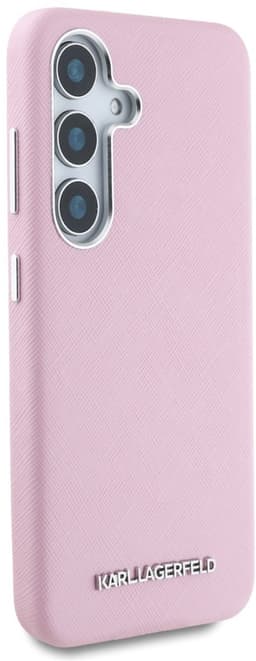 Karl Lagerfeld MagSafe - Samsung Galaxy S25 Plus Hoes - Rood - Saffiano Materiaal - Luksueus Design — thumbnail 2