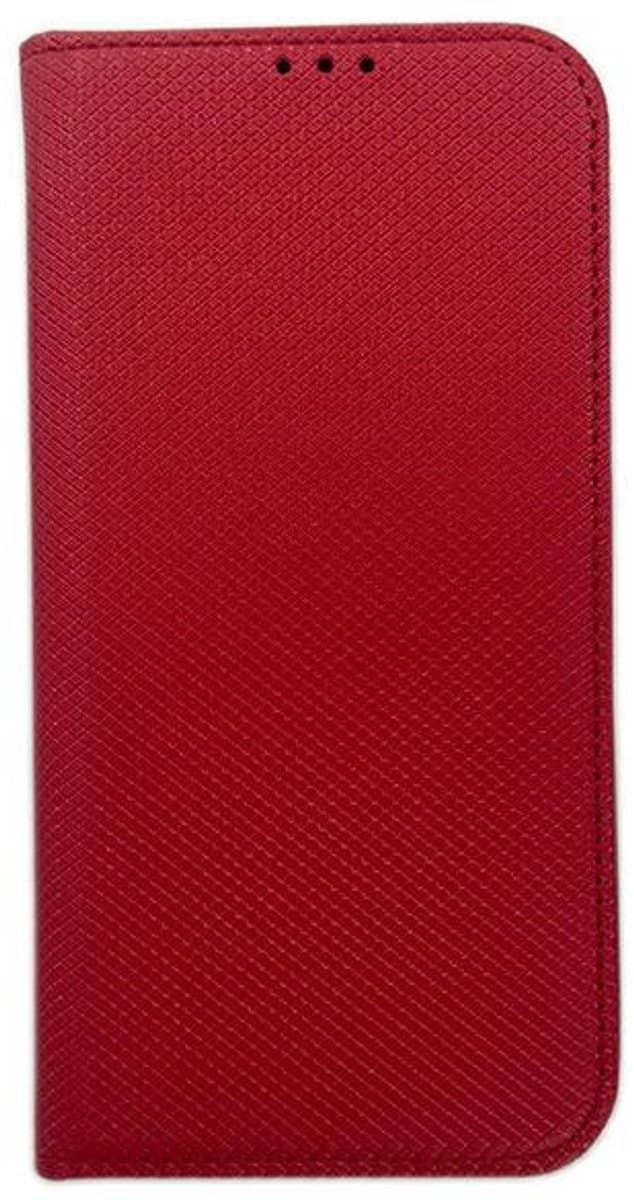 Geen Merk Smart Magnet Boek - iPhone 14 Bescherming - Rood - Magnetische Sluiting - Kaartvakken — afbeelding 1