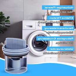 Felt filter voor wasmachine en droger - vervangend filter voor Bosch, Siemens en Neff - 00647920, 00605010, 00602008 - optimale filtratie en onderhoud — thumbnail 6