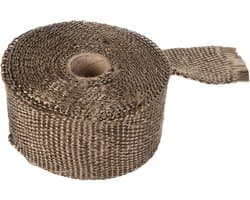 Verwijderbare brandveilige isolatie voor pijpen, hittebestendige en weerbestendige wrap met verstelbare diameter en 2 klemmen voor optimale bescherming tegen verbranding