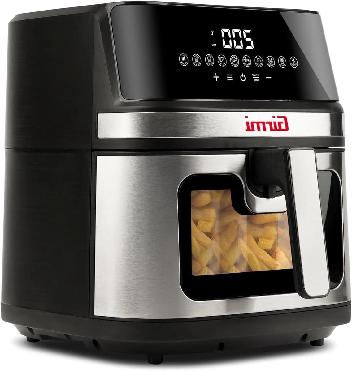 Heteluchtfriteuse - Airfryer XXL - Gezond Frituren - Dubbele Weerstand - 8 Liter - Zwart — afbeelding 1