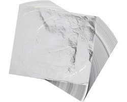 100 Stuks Gouden Folie Bladen 16 x 16 cm voor Gilding, DIY Kunstprojecten en Decoratie