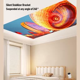 Dailygoods - Dailygoody - Mini Projector met WiFi - 1080P Resolutie voor Buiten en Thuisbioscoop - 50 ANSI Lumens - Perfect voor Films en Presentaties - Handz — thumbnail 3