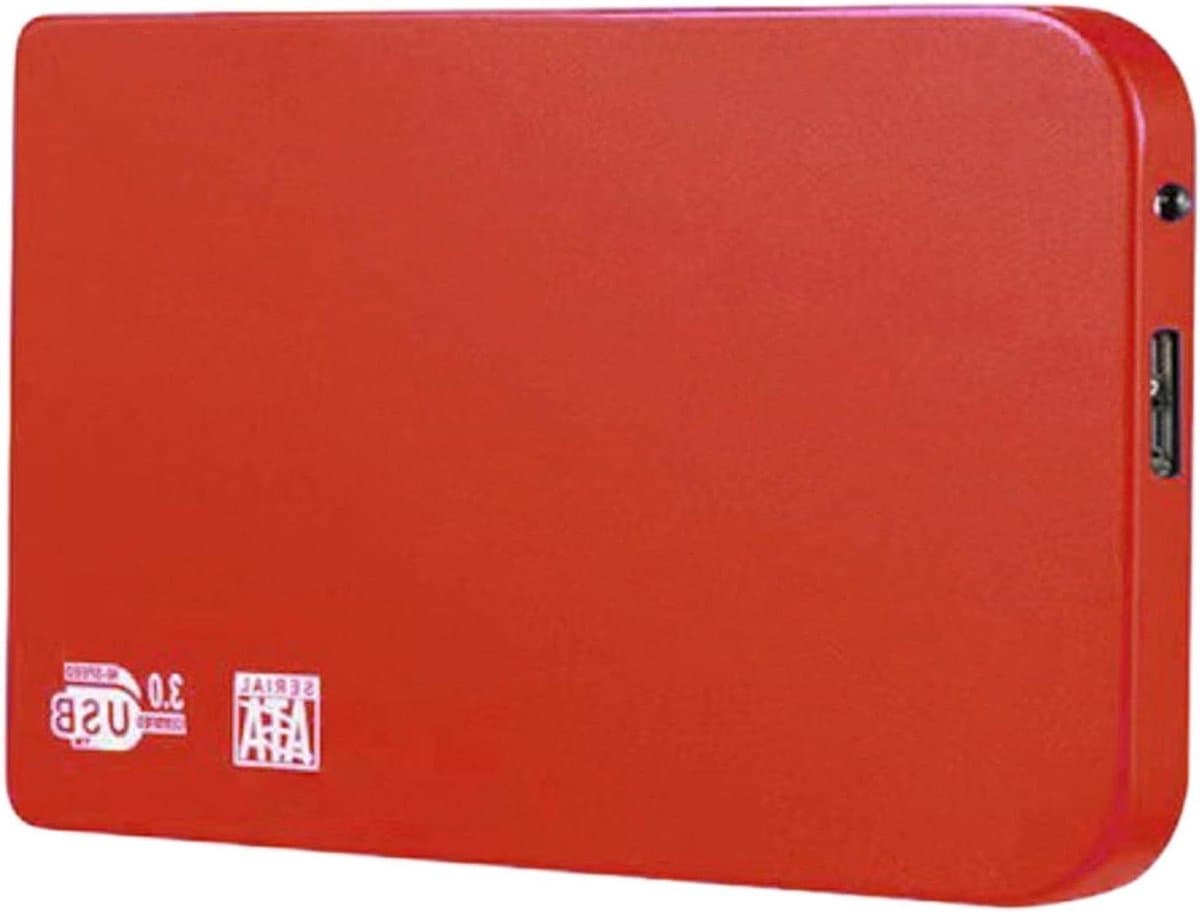 Externe Harde Schijf - Opslagapparaat Geheugen - Snelle Back-ups - Slank Draagbaar Ontwerp - 64 GB Capaciteit - Rood — afbeelding 1