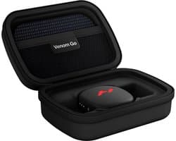 Hyperice Venom Go Case Zwart – Hardcase Opbergtas voor Venom Go Pod en Pads – Ruimte voor 1 Pod en 5 Pads
