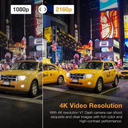 Auto Dashcam - Dashboard Camera - Veilige Rit - 4K Ultra HD - 256 GB Ondersteuning - Zwart — thumbnail 5