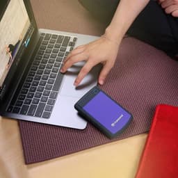 Externe Harde Schijf - Draagbare Opslag - Bestanden Opslaan - Schokbestendig Ontwerp - 1TB Capaciteit - Paars — thumbnail 5
