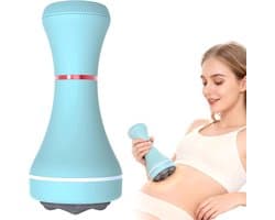 Diepweefselmassageapparaat voor vrouwen, met 5 massagekoppen en vibratietherapie, geschikt voor cellulitismassage op benen, dijen, buik, nek en schouders.