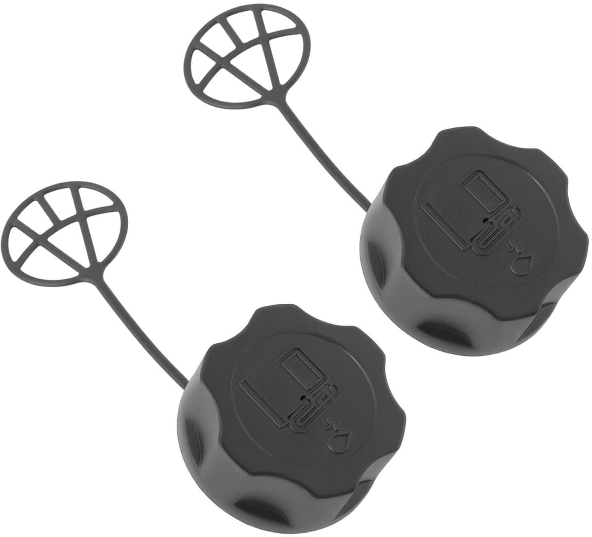 Dailygoods- Benzinetankdop 2 Stuks - Compatibel met Fuxtec/Güde/Rotfuchs - Kunststof - 47x19,5 mm - Schroefdraad 33,5 mm - Slijtvast - Brandstoftankdop — afbeelding 1