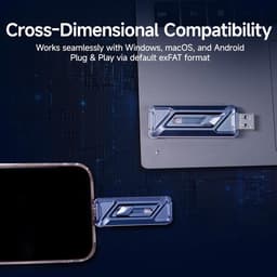 Externe SSD - Snelle Opslag - Bestanden Overzetten - Type C A - 1TB - Zwart — thumbnail 4