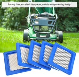 Dailygoods- Luchtfilter Vervanging PT15853 - 5 Stuks - Slijtvast - Hoogwaardige Papieren Filter - Metalen Gaasbescherming - Eenvoudige Installatie - Grasmaaierfilter — thumbnail 3