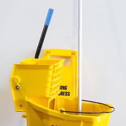 Dweil Emmer Steel - Reinigingsaccessoire - Efficiënt Schoonmaken - Roestvrij Staal - 37x31x37 cm - Zwart — thumbnail 5