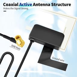 OUYLAF DAB Auto Antenne - dab+ autoantenne - 3m kabel lengte - Auto Antenne - auto radio - auto antenne universeel - auto antenne dab+ - voor Pioneer Clarion Alpine — thumbnail 3
