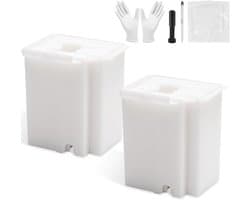 2pcs Vervangende Waste Ink Pad voor EPSON Ecotank ET-2800 - ET-2803 - ET-4800 - ET-2400 - ET-2720 - ET-4700 - ET-2711 - L3110 - L3250 - L3150 - L3210 Printers - Onderhoudsbox met Absorberende Spons