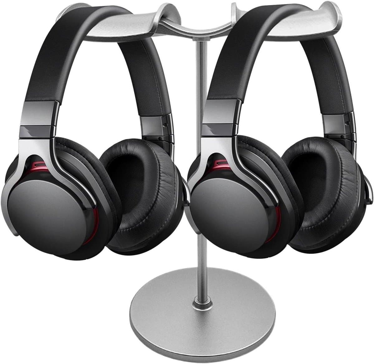 Hoofdtelefoonhouder Bureau - Headset Stand - Bureau Organisatie - Dubbele Haak - 12x17.5x26cm - Niet gespecificeerd — afbeelding 1