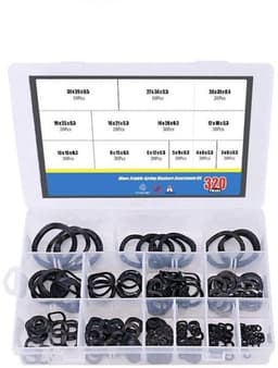 Wasmachines assortiment kit - 640 stks Carbon Steel Golvend Wave Crinkle Spring Washers — thumbnail 2