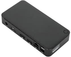 Universeel Dockingstation - USB-C Hub - Computer Uitbreiding - 9 Poorten - 16.5 cm - Zwart