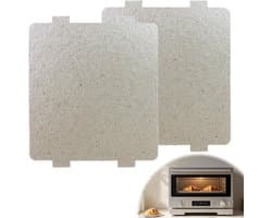 Mica Magnetron Plaat - Magnetron Onderdeel - Magnetron Reparatie - Hoge Temperatuur Bestendig - 118 x 99 mm - Grijs