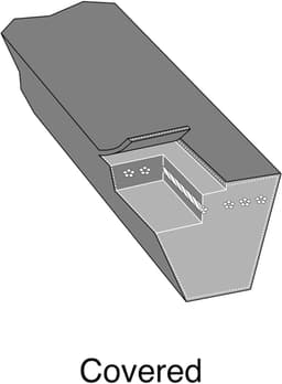 Grasmaaier Riem - Vervangende Riem - Grasmaaien - Flat Belt Stijl - 1/4-inch bij 1/2 inch - Zwart — thumbnail 3