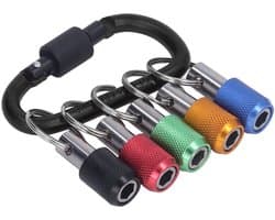 Draagbare Chrome Geplated 1/4 Hex Bit Houder voor Sleutelhangers en Industrieel Gebruik met Goede Compatibiliteit