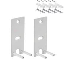 1 Pair Steel Wall Mounts - Bose OmniJewel - Lifestyle 650 Home Speakers - Wit