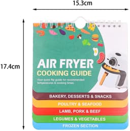 SPHProducts - Airfryer Recepten - Kooktijden Grafiek - Handige Gids - Kookmetingen - Voor Bakken en Drogen - Ideaal voor Snacks en Maaltijden — thumbnail 3