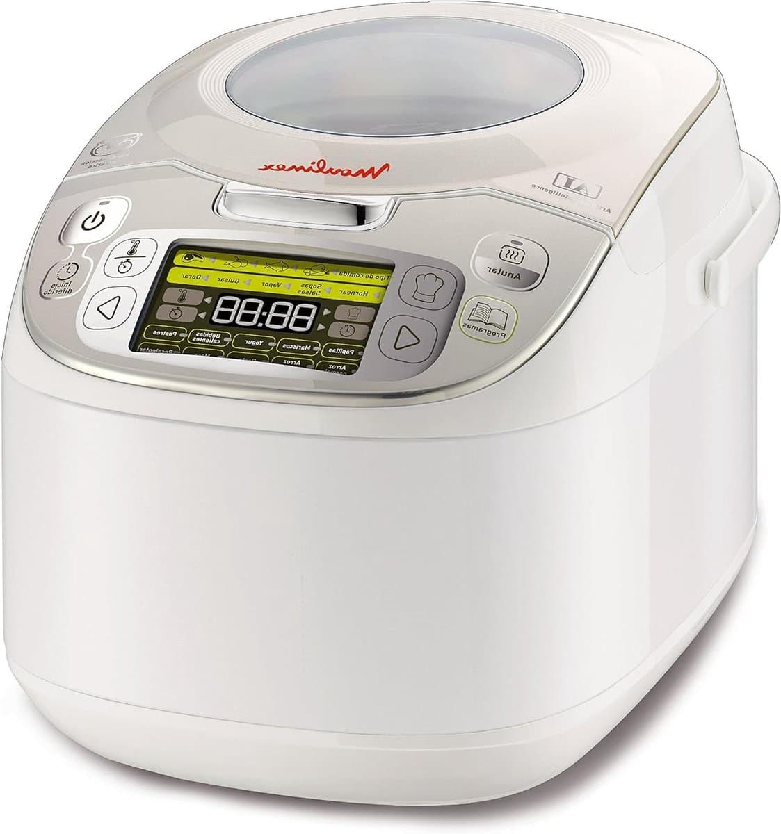 Keukenmachine - Multicooker Robot - Maaltijden Bereiden - 45 Kookprogramma's - 5 Liter - Wit — afbeelding 1