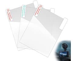 aladdien - Auto camera accessoires - 3 stuks - Statische stickers voor dashcams - Duidelijk zicht - Antistatische films - Compatibel met alle dashcams