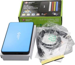 Supersnelle Externe Harde Schijf 120GB USB 3.0 voor PC en Laptop - Compact en Blauw — thumbnail 1