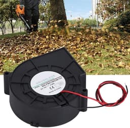 Dailygoody - Double Ball Turbine Air Blower - Ventilator - Lichtgewicht - Grill - 12V - Perfect voor Camping en Picknick - Energiezuinig — thumbnail 1