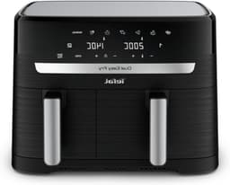 Heteluchtfriteuse Dubbel - Airfryer XL - Complete Maaltijden - Dubbele Lades Instelbaar - 83 Liter - Zwart — thumbnail 1