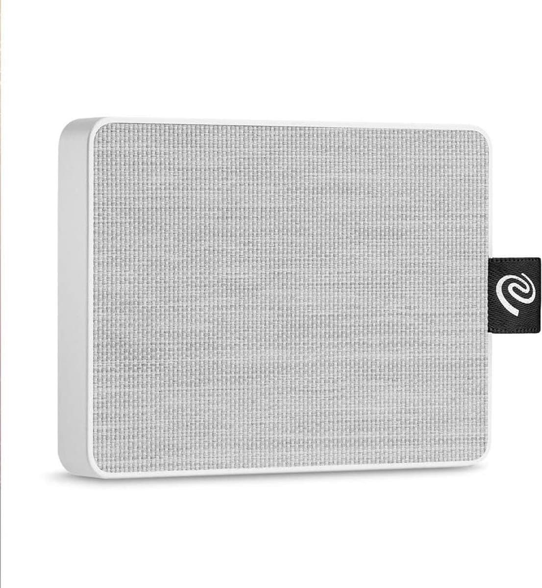 Externe SSD - Solid State Drive - Bestanden Opslaan - Compact Textielontwerp - 1 TB - Wit — afbeelding 1