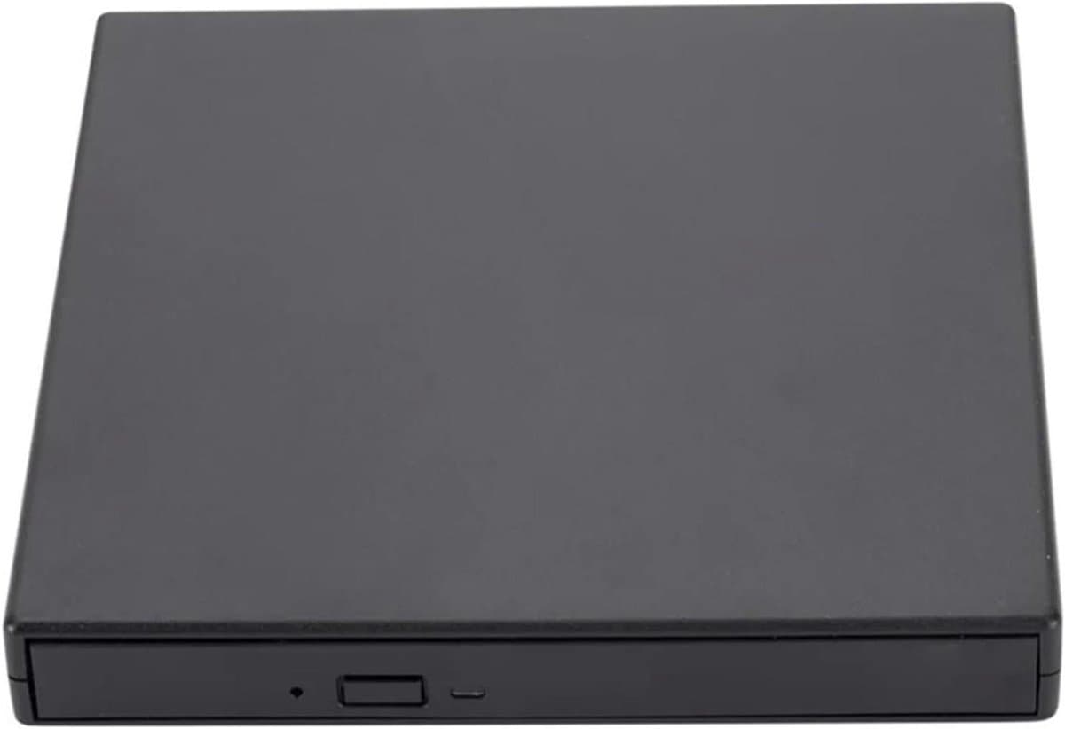 Externe DVD Brander - CD Schrijver - Bestanden Archiveren - Brede Compatibiliteit - USB 2.0 - Zwart — afbeelding 1