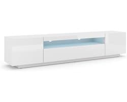 Lowboard TV Meubel - Dressoir Kast - Woonkamer Entertainment - Huis & Hangend Montage - 200 cm Breed