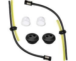 2 sets universeel brandstoffilter set – Rubberen brandstofslang, startbal, tankdichting