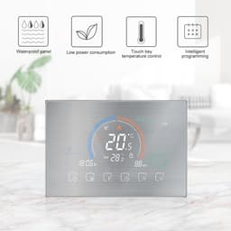 Slimme Thermostaat - Verwarming Controller - Energie Besparen - App Bediening - 5-35 Graden - Zwart — thumbnail 5