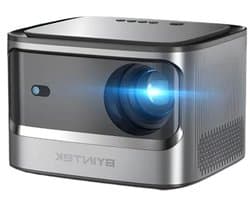 Byintek - X25 - Beamer - Projector Beamer - Mini Meamer - 1920x1080dpi - Automatische focus - met WiFi - 900 ANSI lumens - 101W - Zwart