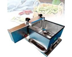 Elektrische Erwten Scheller - Bonen Ontdopper - Groenten Voorbereiden - Half-automatisch - 40 x 35 x 25 cm - Wit