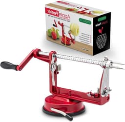 Huishoudelijke Machine - Alles-in-één Schillen - Fruit Groente Schillen - Handmatige Bediening - 2 Kilogram - Rood — thumbnail 1