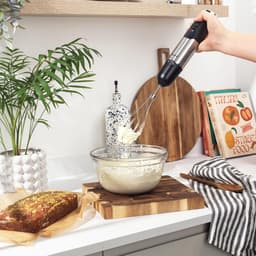 Keuken Blender Set - Mixer Hakker - Voedsel Bereiden - Variabele Snelheid - 500ml Kom - Zwart — thumbnail 2